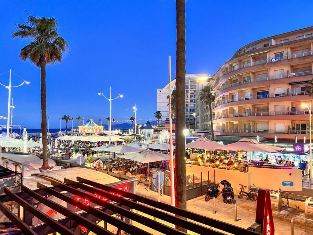 Appartement Vue Mer Parking Prive Place Med 卡内 外观 照片