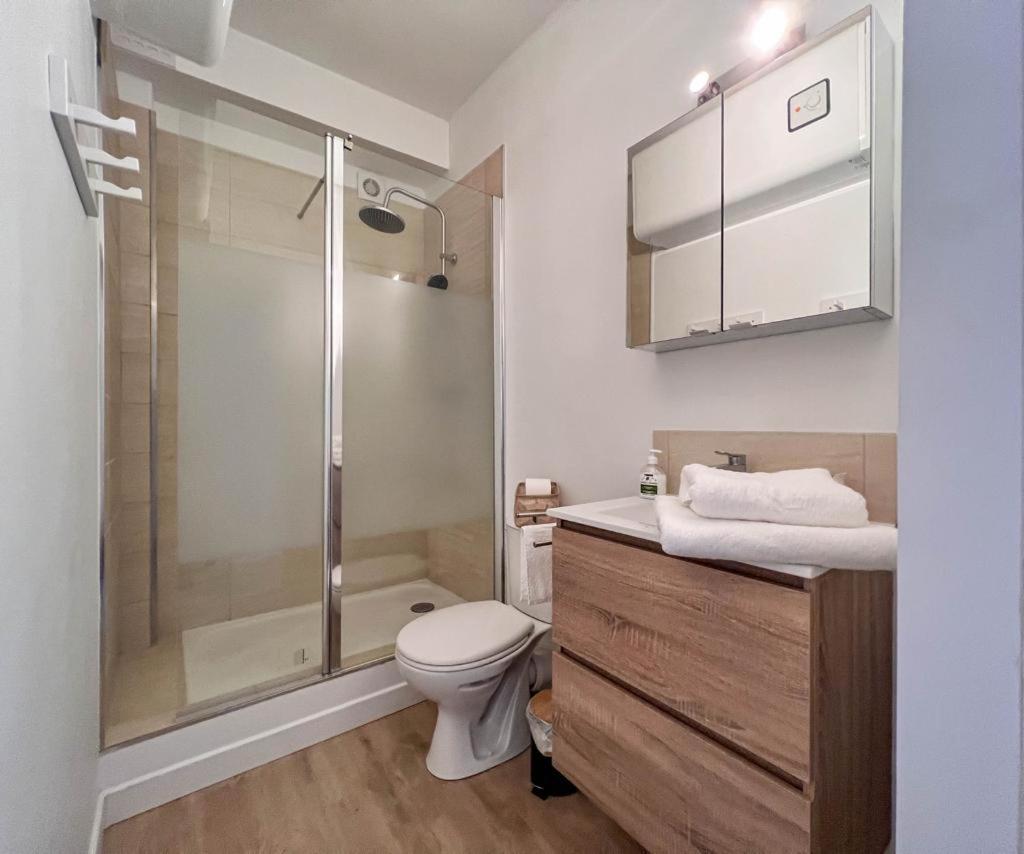 Appartement Vue Mer Parking Prive Place Med 卡内 外观 照片